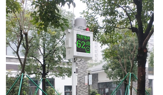 智慧公園聲環境項目案例：江門市某公園噪聲監測系統實時全天候超標變色預警監測應用案例分享